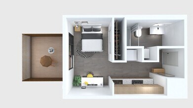 Garden Studio B.2 404 floor plan